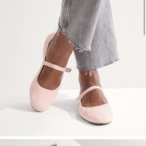 Rothy's Blush Pink Mary Jane Flats
